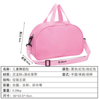 Kids Nylon Dance Bag for Ballet and Latin Dance, Shoulder Sports Bag with Custom Logo Print