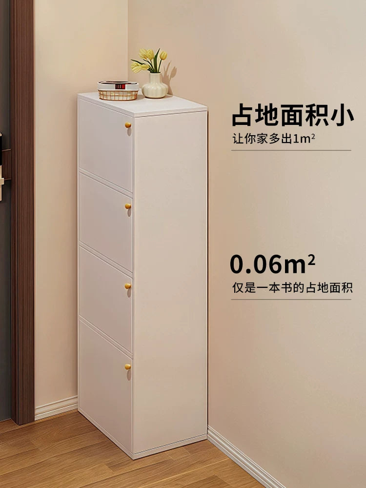 Slim Entryway Shoe Cabinet with Multi-Tier Storage for Hallway and Indoor Use