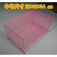 Portable Small Animal Cage for Rabbits, Birds, Guinea Pigs, and Squirrels - Ideal for Travel and Display
