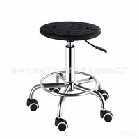 Medical Stainless Steel Hydraulic Lift Stool with PU Seat for Lab and Clinic