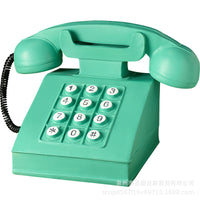 Retro American Style Telephone Model Home Decor Ornament