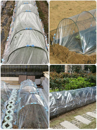 Mini Greenhouse Tunnel Kit for Garden Plants and Vegetables, Portable Cold Frame for Winter Protection