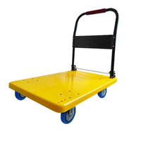 Foldable Platform Cart with Silent Wheels for Heavy-Duty Moving and Hauling