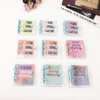 Savings Challenge Binder with Cash Envelopes, Mini Budget Planner for Financial Goal Setting