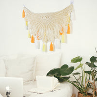 Bohemian Tassel Woven Tablecloth Wall Hanging Decor