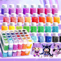 221-Color Perler Beads DIY Kit with Storage Box and Tools for Kids