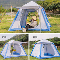 Automatic Inflatable Camping Tent for Outdoor Activities - Double Layer, Quick Open, Large Capacity