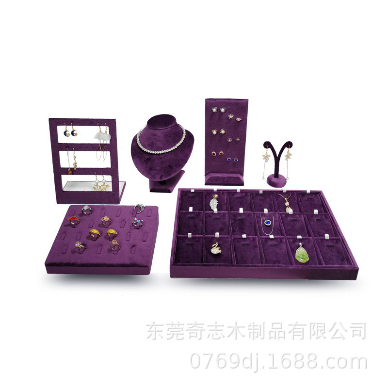 Jewelry Display Tray Set for Necklace, Earrings, Rings and Packaging