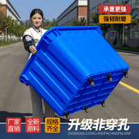 Heavy-Duty Food-Grade Plastic Storage Bin with Lid and Wheels