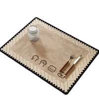 Diatomaceous Earth Kitchen Drain Mat - Non-Slip, Absorbent, Quick-Dry Countertop Mat
