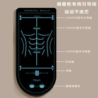 Abdominal Wheel Mat, Non-Slip Thickened Yoga Mat for Fitness Training, Shock-Absorbing Knee Pad