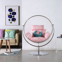 Bubble Chair Indoor Outdoor Hanging Swing Chair with Cushion