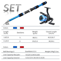 Kids' Telescopic Fishing Rod and Reel Combo Set for Parent-Child Outdoor Activities