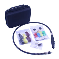 Car Detailing Polishing Sponge Pad Kit with Flexible Shaft and Wool Pads