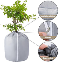Breathable Absorbent Plant Cover for Garden Fruit Trees - Frost Protection & Insulation
