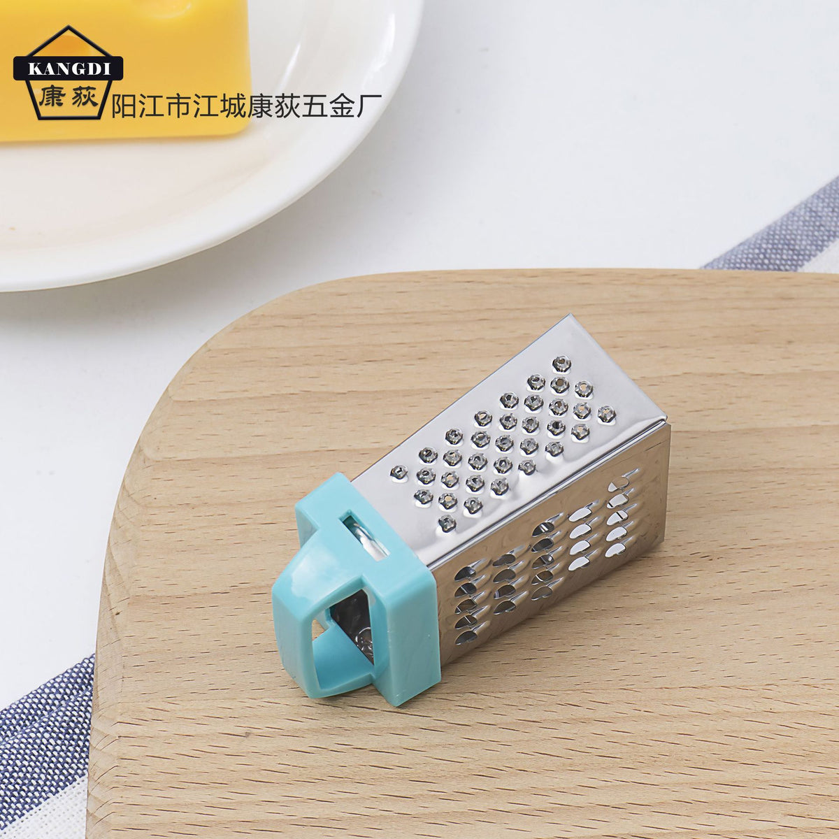 Stainless Steel Mini Four-Sided Grater Portable Creative Cheese Shredder Multi-functional Kitchen Slicing Tool