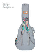 Thickened 41-inch Acoustic Guitar Gig Bag Double Shoulder Backpack for Students