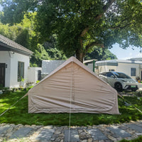 Inflatable Single-Layer Camping Tent for 3-4 People, Easy Setup Outdoor Shelter