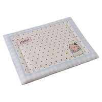 Cute Cartoon Pet Cooling Mat for All Seasons - Breathable Dog Bed & Pad with Non-Slip Bottom