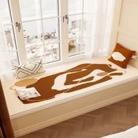 French Style Faux Cashmere Bay Window Mat / Bedside Rug, All-Season, Skin-Friendly & Dirt-Resistant