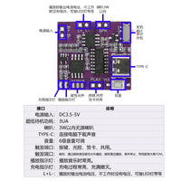 USB Downloadable Music Module with 3W Amplifier and Memory for Greeting Cards