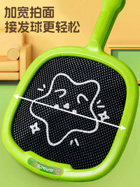 Indoor Silent Elastic Ball Racket Parent-Child Badminton Racket Set for Kids Outdoor Sports Training Toy