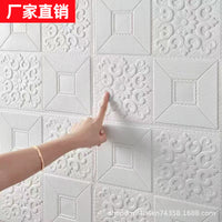3D Brick Pattern Self-Adhesive Wall Stickers for Room Decor and Renovation