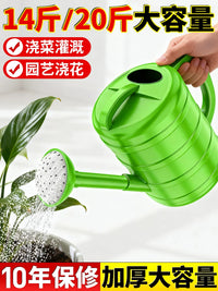 Large Capacity Watering Can with Long Spout and Sprinkler Head for Garden and Home Use