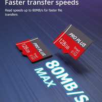 TF Micro SD Card for Security Cameras, Phones, and Dash Cams - High Speed Storage