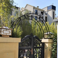 Outdoor Garden Arch Trellis for Climbing Plants, Metal Arbor for Yard Patio Decor