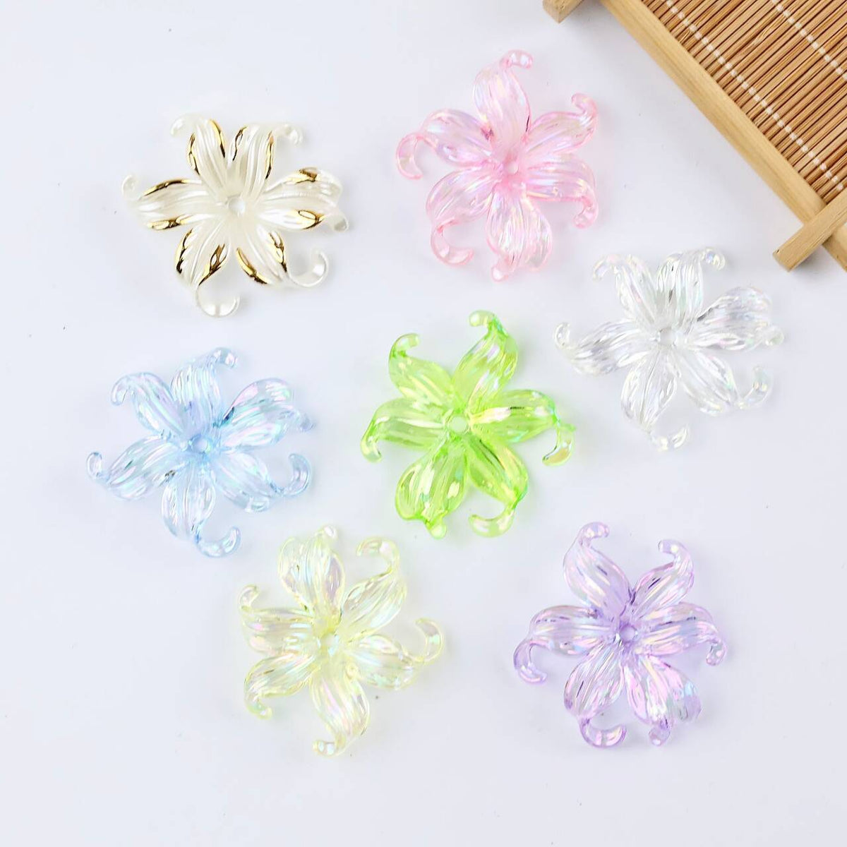 Iris Flower Single Color Petal Accessories for Hair and Apparel Decoration