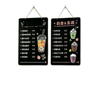 Acrylic Erasable Message Board for Cafe & Shop Display