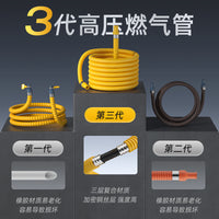 Explosion-Proof Stainless Steel Corrugated Gas Hose for Natural and LPG Stoves