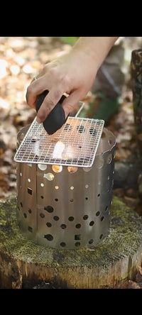 BC Card-Type Wood Burning Stove for Camping & Bonfires