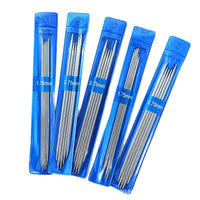 15CM Double Pointed Knitting Needles for Socks, Dolls, Baby Shoes - Hollow Stainless Steel Sweater Needles
