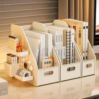 Pegboard Desktop Bookends with Storage for Students and Office