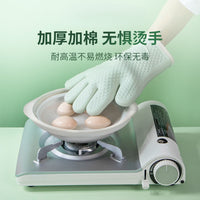 Silicone Heat Resistant Oven Mitts for Kitchen Baking and Grilling