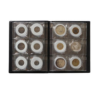 Commemorative Coin Collection Album with 36 Round Holders