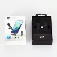 Wireless Lavalier Microphone for Live Streaming and Recording with Noise Reduction