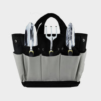 Durable 600D Oxford Cloth Garden Tool Storage Bag with Multiple Pockets, Waterproof Tote for Gardening Tools