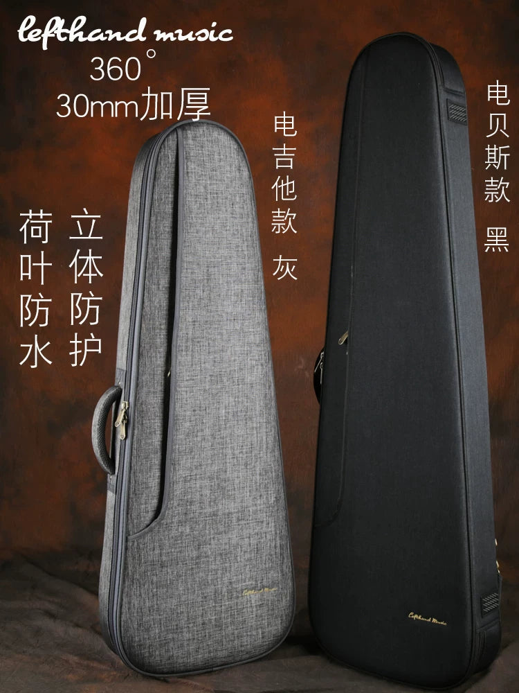 Waterproof Padded Electric Guitar/Bass Gig Bag with Backpack Straps
