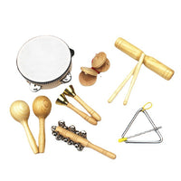 Wooden Orff Instrument Set for Kids, Early Education Musical Percussion Toys for Kindergarten