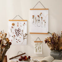 Solid Wood Magnetic Art Display Frame for Kids' Drawings & Calligraphy