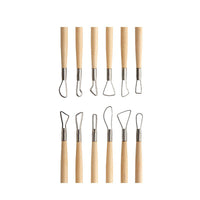 6-inch Flat Wire Clay Sculpting Tool Set for Pottery and Model Making