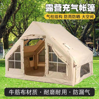 Inflatable Camping Tent for Outdoor Travel, Thickened Rainproof Shelter