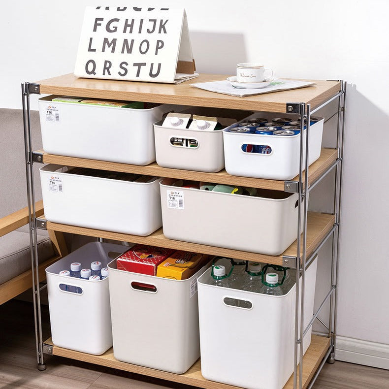 Stackable Storage Bins with Lids for Shelves, Plastic Organizer Boxes for Clothes, Toys, Dorms, and Schools