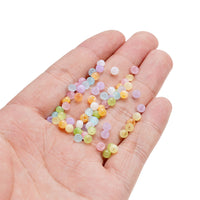 4mm Cat Eye Resin Round Beads for DIY Handmade Phone Chains and Bracelets
