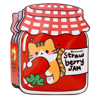 Jumbo Quiet Book DIY Sticker Play Set for Kids - Strawberry Jam Cat & Pet House Themes