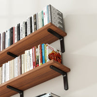 Wall Mounted Solid Wood Floating Shelf for Storage and Display