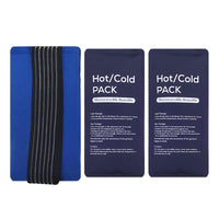 Reusable Gel Ice Pack with Wrap for Knee Joint Pain Relief, Hot and Cold Therapy